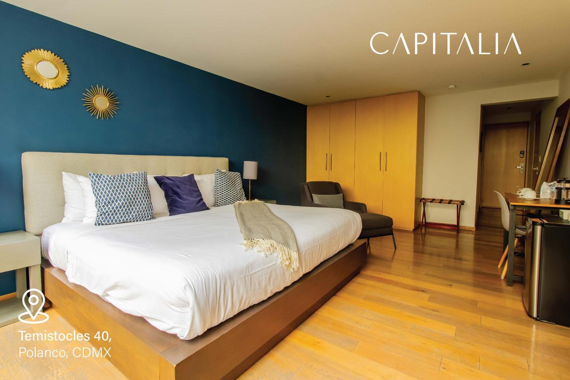 Capitalia - Luxury Apartments - Temistocles 40 멕시코 시 외부 사진