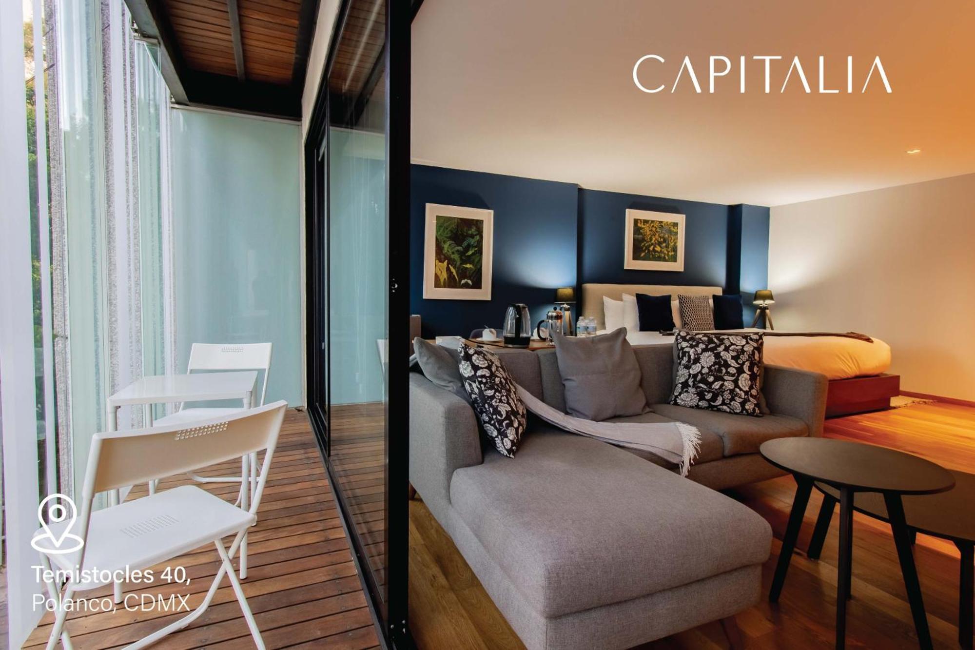 Capitalia - Luxury Apartments - Temistocles 40 멕시코 시 외부 사진